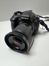 Sony Alpha DSLR A350 Black 14.2MP Digital SLR Camera 18-70mm Lens With Charger