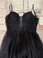 Stacees prom dress size 6, Black, Never Worn New With Tags