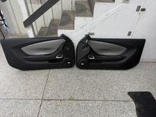 2010-2015 Chevrolet Camaro Ss Rh Lh Pair Door Panels Silver Inserts - Oem