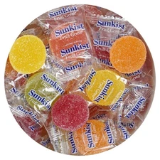 Sunkist Fruit Gems, 2 Pound Bulk Bag, Fruit Gems, Soft Candy Individually...