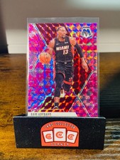 2019-20 Panini Mosaic Mosaic Pink Camo #150 Bam Adebayo Heat JS