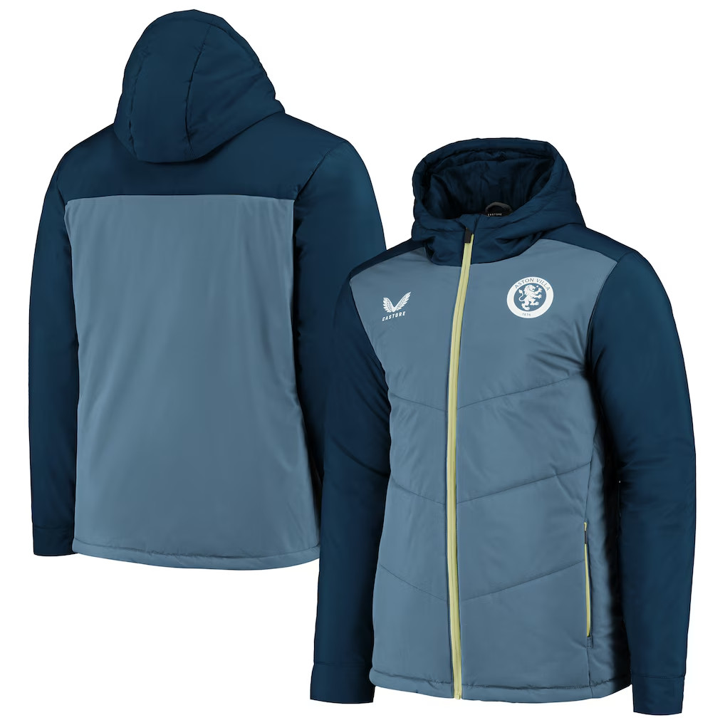 Aston Villa Football Jacket (Size 10) Women's Travel Bench Coat - New - Image 2