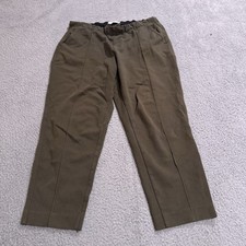 Everlane Pants Womens Large Green Straight Leg Career Stretch Dress Preppy