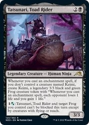Tatsunari, Toad Rider - Kamigawa: Neon Dynasty #123 Rare