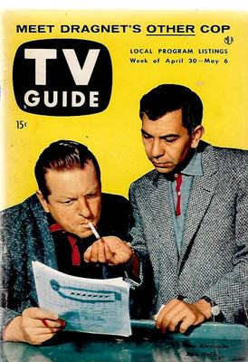1954 TV Guide April 30  Desi Arnez and Lucy; Dragnet; My Friend, Irma; T Randall