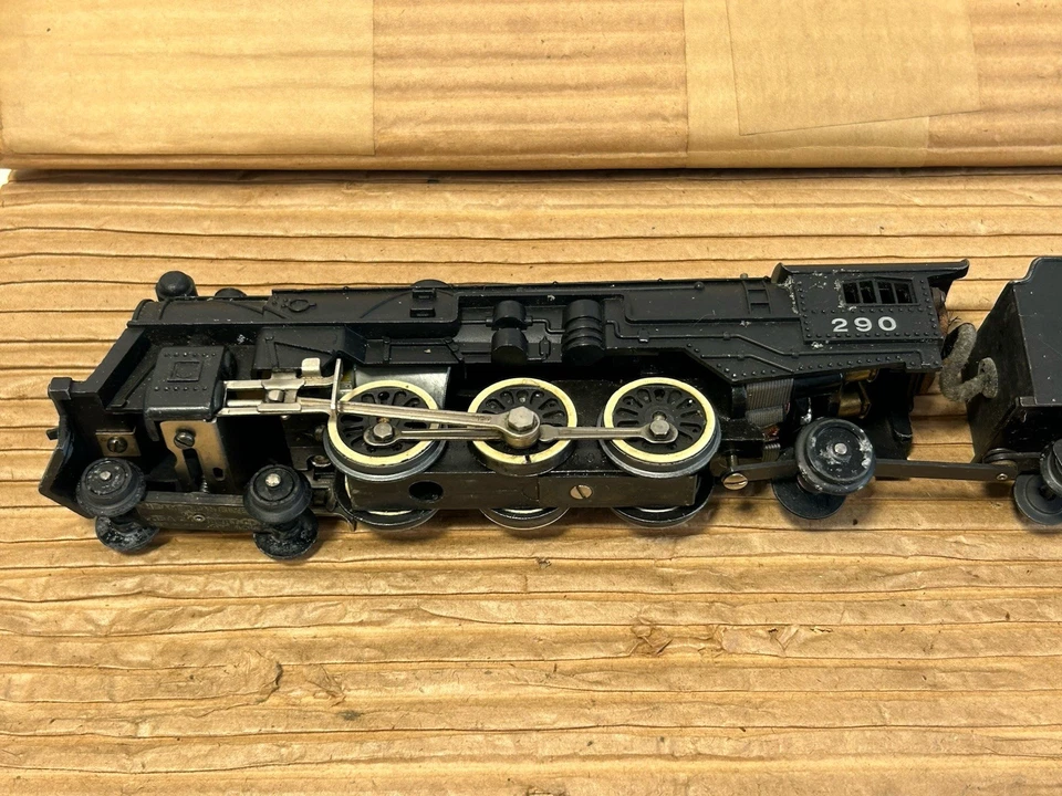 American Flyer 290 DC, Tender Runs Great-Smokes There is light, Original Wrapper - Image 2 of 4