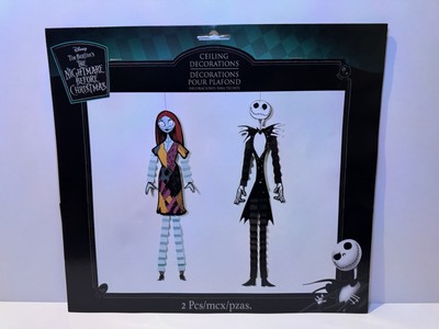 The Nightmare Before Christmas Ceiling Decorations - Jack & Sally - New