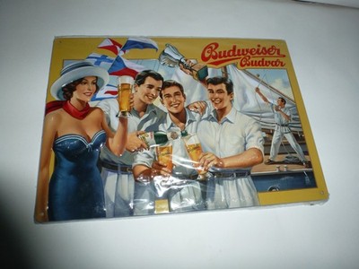 Blechschild /Werbeschilder Bier/Budweiser -29cm -NEU + OVP