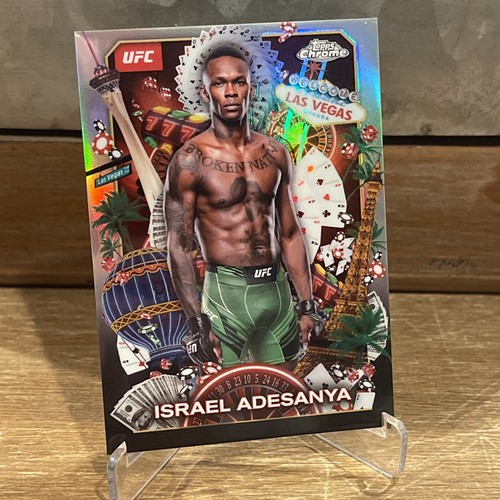 Israel Adesanya #TNS-11 2025 Topps Chrome UFC Titans card