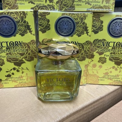 VICTORY GOLDEN CRYSTAL Women's Eau de Parfum 3.4 Oz Spray - Inspired By Versace