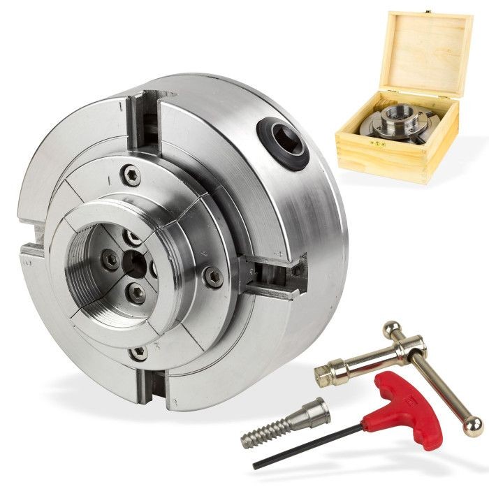 Mandrin 4 mors BFS M33 à serrage synchrone Mandrin en acier forgé haute précision