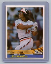 1984 Donruss - Lenn Sakata #620