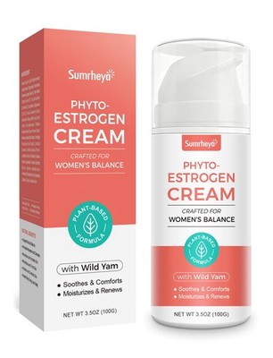 Estrogen Cream for Menopause Support  Soothing Phytoestrogen Cream with Wild ...