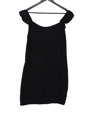 Monrow A-Linie Midikleid M in Schwarz