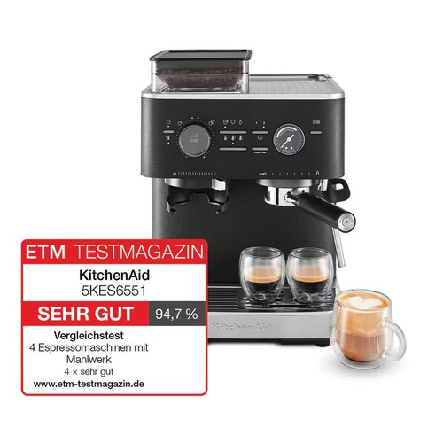 KitchenAid 5KES6551E Ekspres do espresso 15 bar Ekspres do sita - Zdjęcie 26 z 36