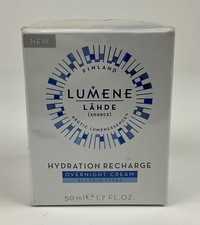 Lumene Lahde Hydration Recharge Overnight Cream All Skin Types 1.7 oz/50 ml