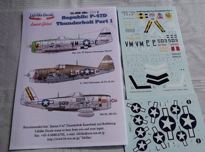 Lifelike Decals 1:72 P-47D