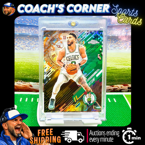 2025 Topps Chrome Jayson Tatum Refractors Orange (RAW)