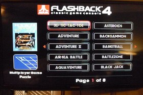 Atari Flashback 4 Classic Game Console With Power Cord - NO CONTROLLERS - Works