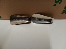 2 Bostonian Chrome Metal Shoe Horns 3 1/2"