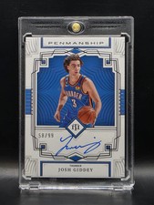 2023 Panini National Treasures Josh Giddey Penmanship On Card Auto /99 - Thunder