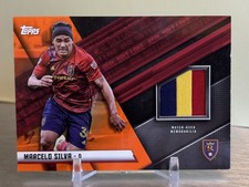2021 Topps MLS Marcelo Silva Jumbo Patch Orange #/25 Real Salt Lake FC
