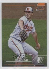 2022 Topps Stadium Club Chrome Orange Refractor 13/25 John Means #235 0z0v