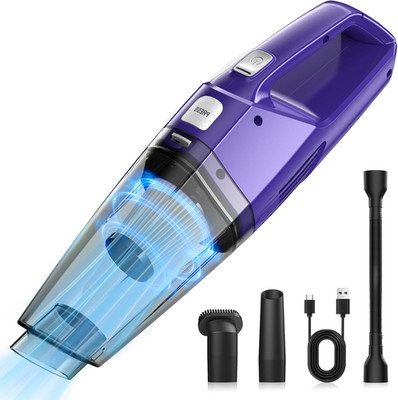 Handheld Vacuum Cordless   Car Vac Portable with 8KPA & Multi Accessories & Low