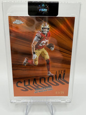 🔥Topps Chrome George Kittle Shadow Etch Orange /25 SSP CASE HIT see description