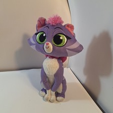 Disney Store HISSY CAT Plush Stuffed Animal Purple Kitty From Puppy Dog Pals 12"
