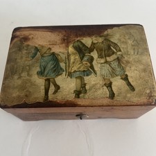 ANTIQUE SWISS CYLINDER MUSIC BOX PLAYS 4 AIRES  Circa 1890-1900