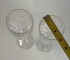 Set of Two (2) Gorham Crystal STAR BLOSSOM Clear 9 1/8" Champagne Flute Glasses — photo 4