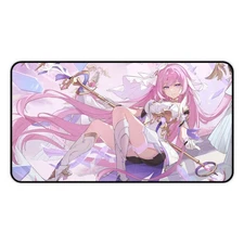 Elysia Honkai Impact 3rd Anime Desk Mat, Large Gaming Mouse Pad