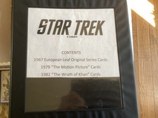 Leaf Star Trek 1967 Trading Card Lot Captain Kirk Original Series Motion Picture