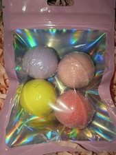 set of 4 mini bath bombs