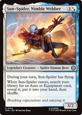 SUN-SPIDER, NIMBLE WEBBER x4 mtg NM-M Marvel's Spider-Man 4 Unc