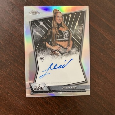 2026 Topps Chrome WWE RC Lainey Reid NXT Auto Refractor