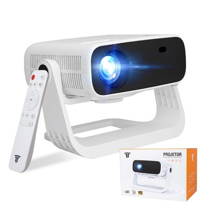 2026 Smart Projector Android TV with WiFi 6 and Bluetooth 5.0 Built in 1000+ ...