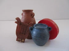 Urns And Lyre Harvest Cart Replacement Accessory Fontanini 5" Figure