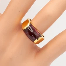 Bulgari Tronchetto 18K Yellow Gold Rubellite Ring(20612-NROHH)