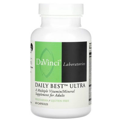 2 X DaVinci Laboratories, Daily Best Ultra, 60 Capsules