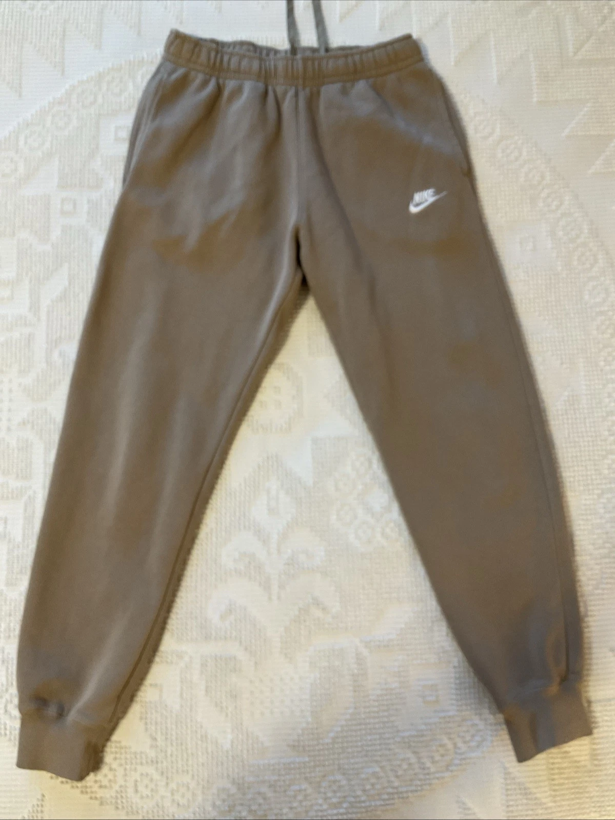 Nike Sportswear Club Fleece Sweatpants Men Small Joggers Brown Earth Tone 1360