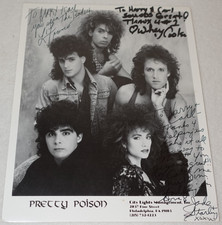 Pretty Poison SIGNED Jade Starling Freestyle Dance Rare Original Promo Photo