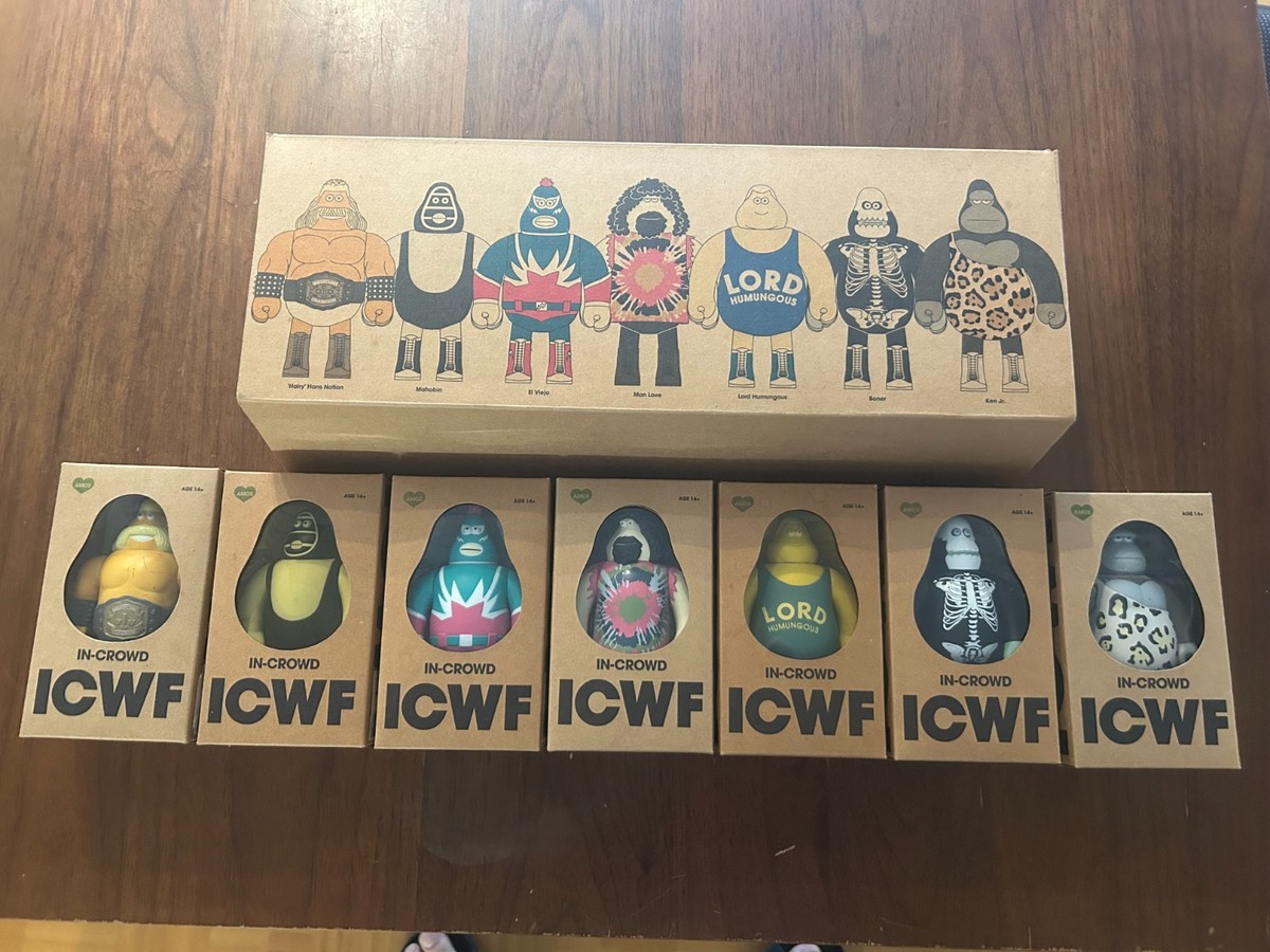 【希少】amos toy ICWF フィギュア 7体 フルセット James Jarvis / Amos Toy In-Crowd ICWF Vinyl Figure Set of 7 | eBay