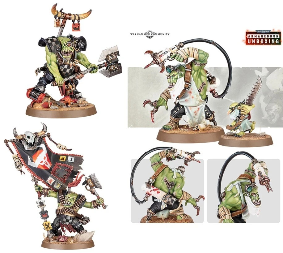 ORK PAIN BOY BANNER KNOB BIG BOSS full sprue Armageddon Orks (#121)