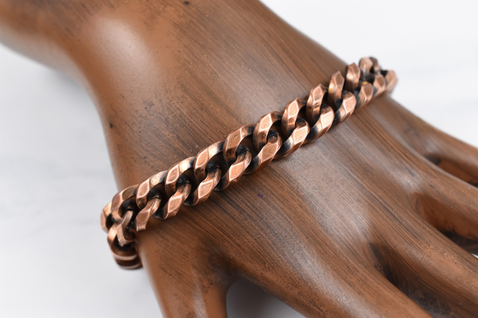 Vintage Handmade Studio Solid Copper Heavy Twist … - image 1