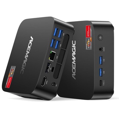 ACEMAGIC K1 Mini PC, AMD Ryzen R2544 ,16GB DDR4 RAM 512GB SSD Dual 4K UHD,11 Pro
