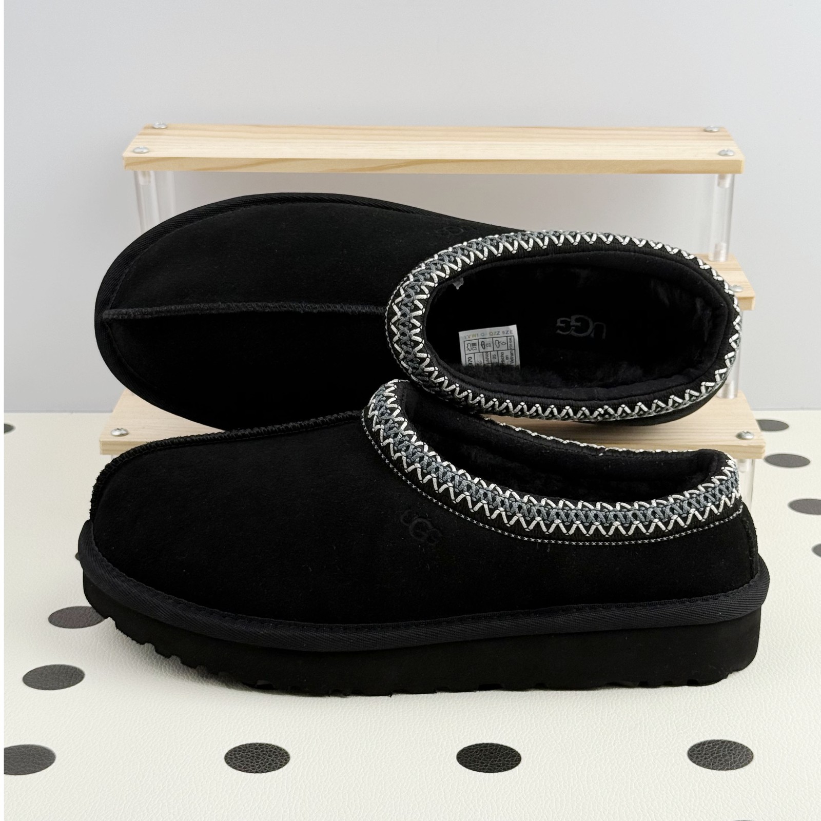 UGG Tasman II Women's Suede Upper Slippers Black US6-11 Shoes