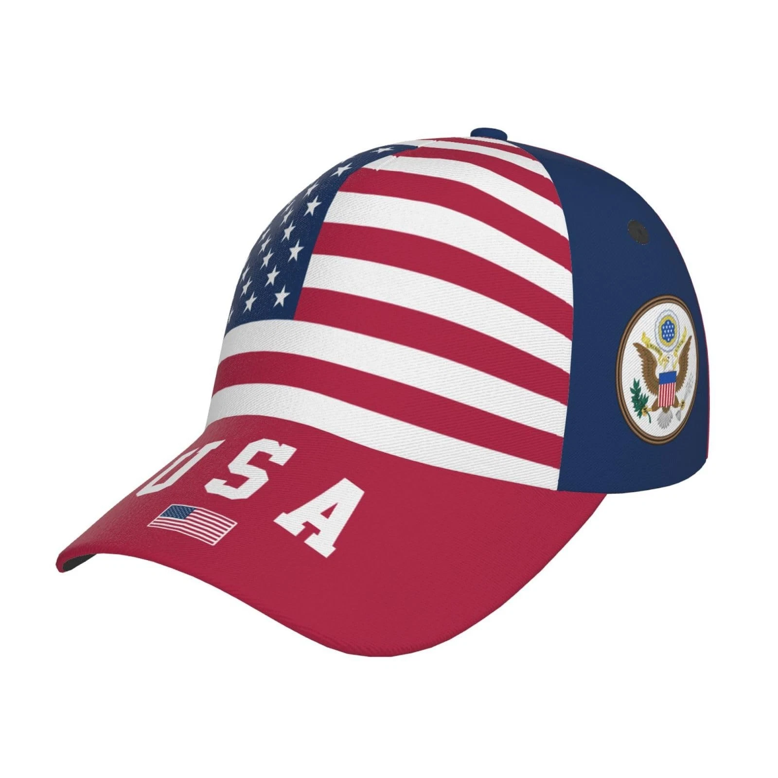 United States American USA Flag Baseball Cap for Men Women, Fashion Flag of A...
