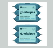 Goodwipes Flushable Biodegradable Wipes Shea Coco Botanicals 6 Pack New Sealed
